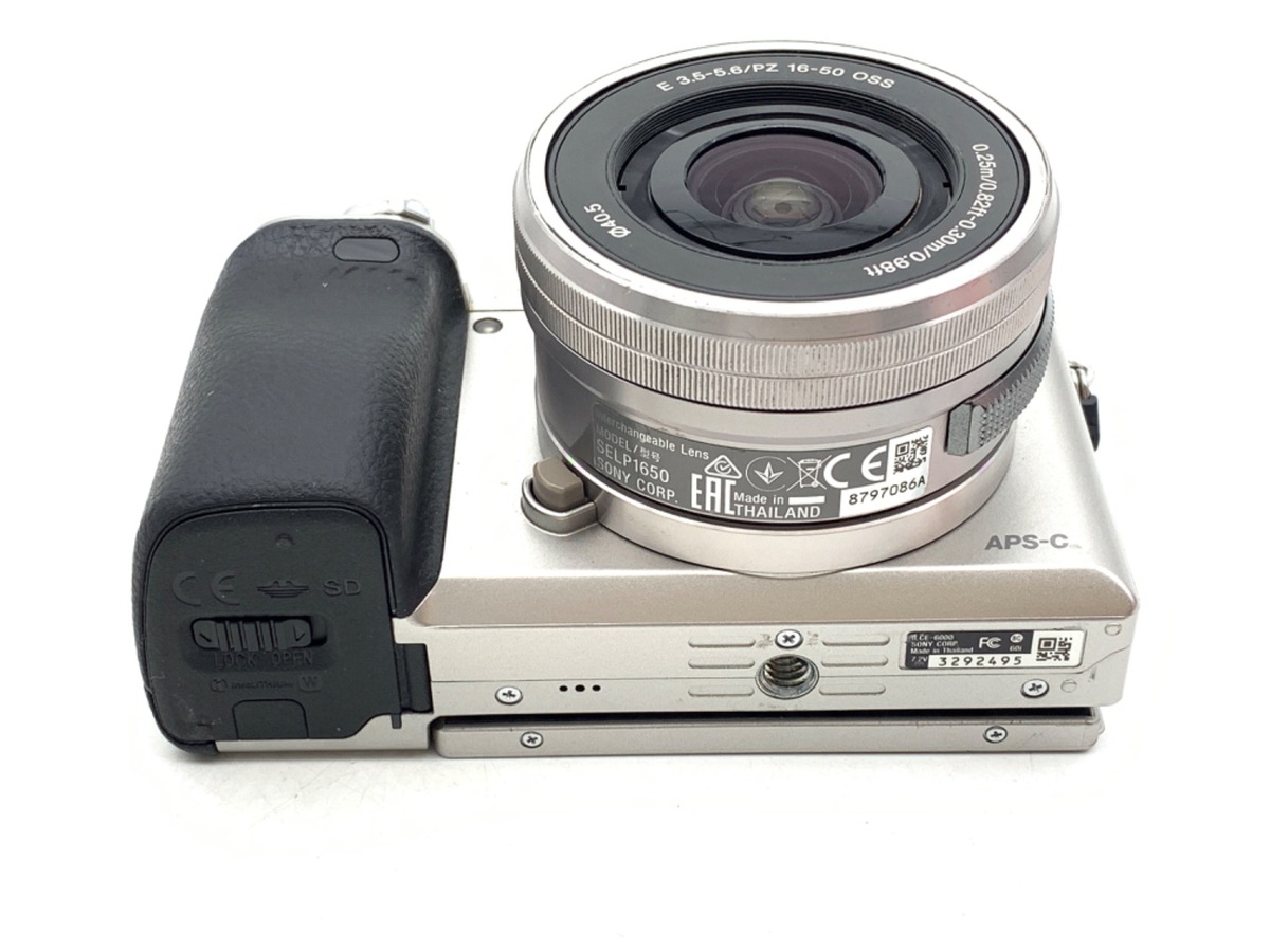 中古：B(並品)】ソニー α6000 パワーズームレンズキット シルバー
