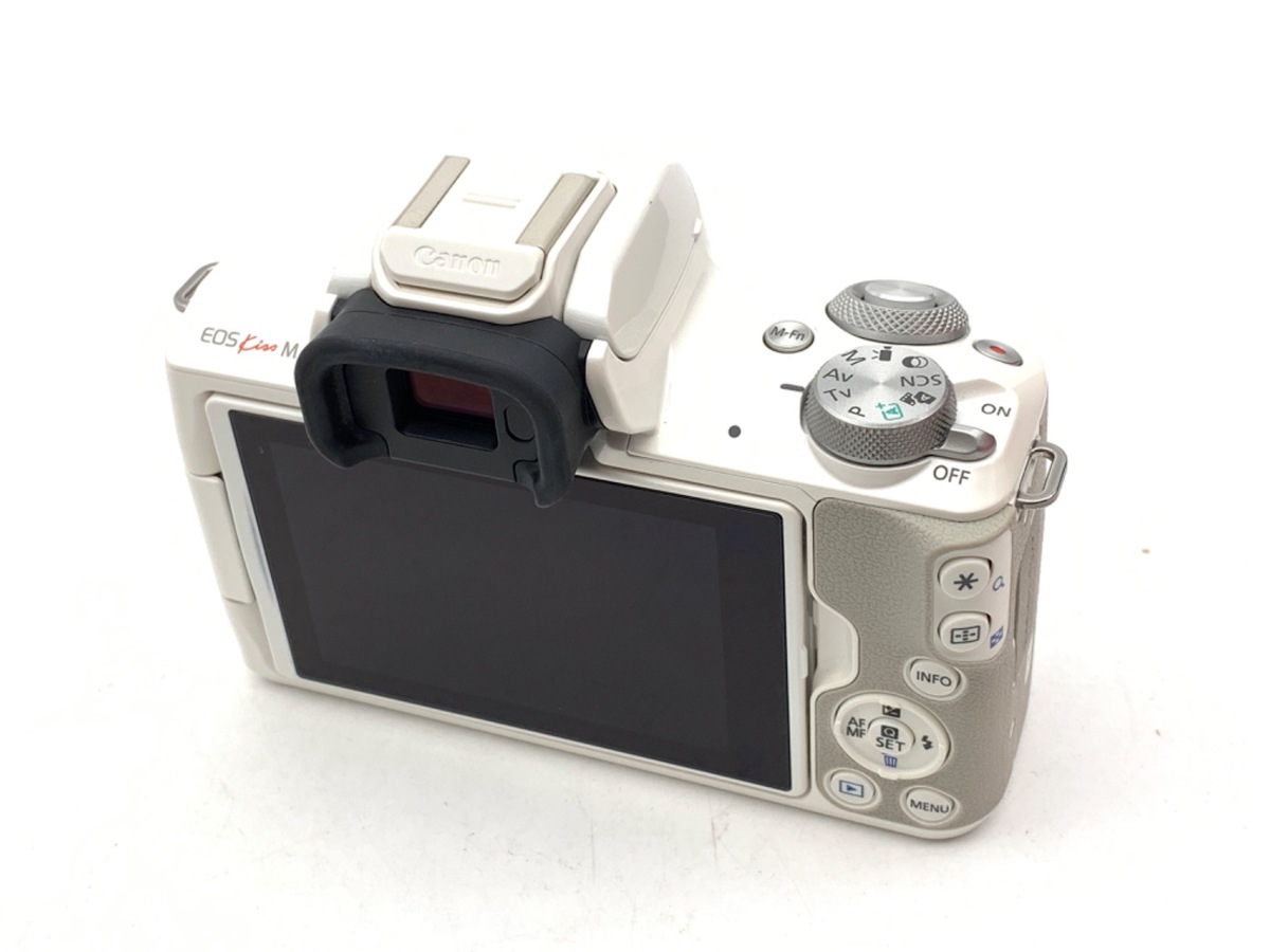 【中古】キヤノン EOS Kiss M ボディ ホワイト
