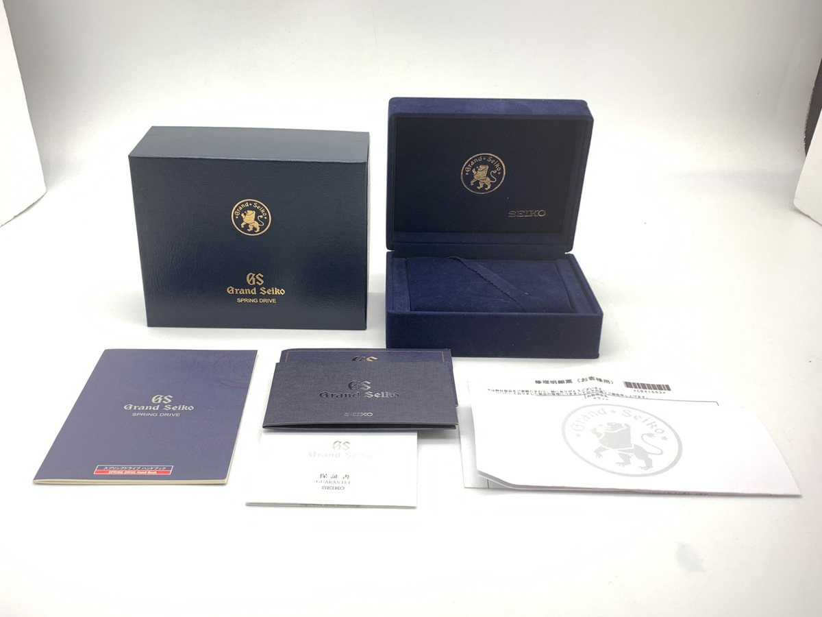グランドセイコー スプリングドライブ シルバー SBGC001/9R86-0AA0 ステンレススティール