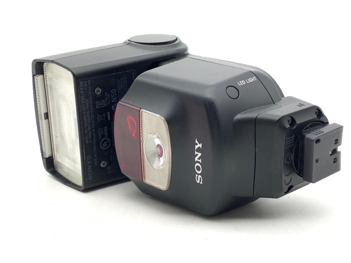 コンパクトLEDライト搭載 フラッシュ SONY HVL-F43M HVL-F43M | デジタル一眼カメラα（アルファ） | ソニー