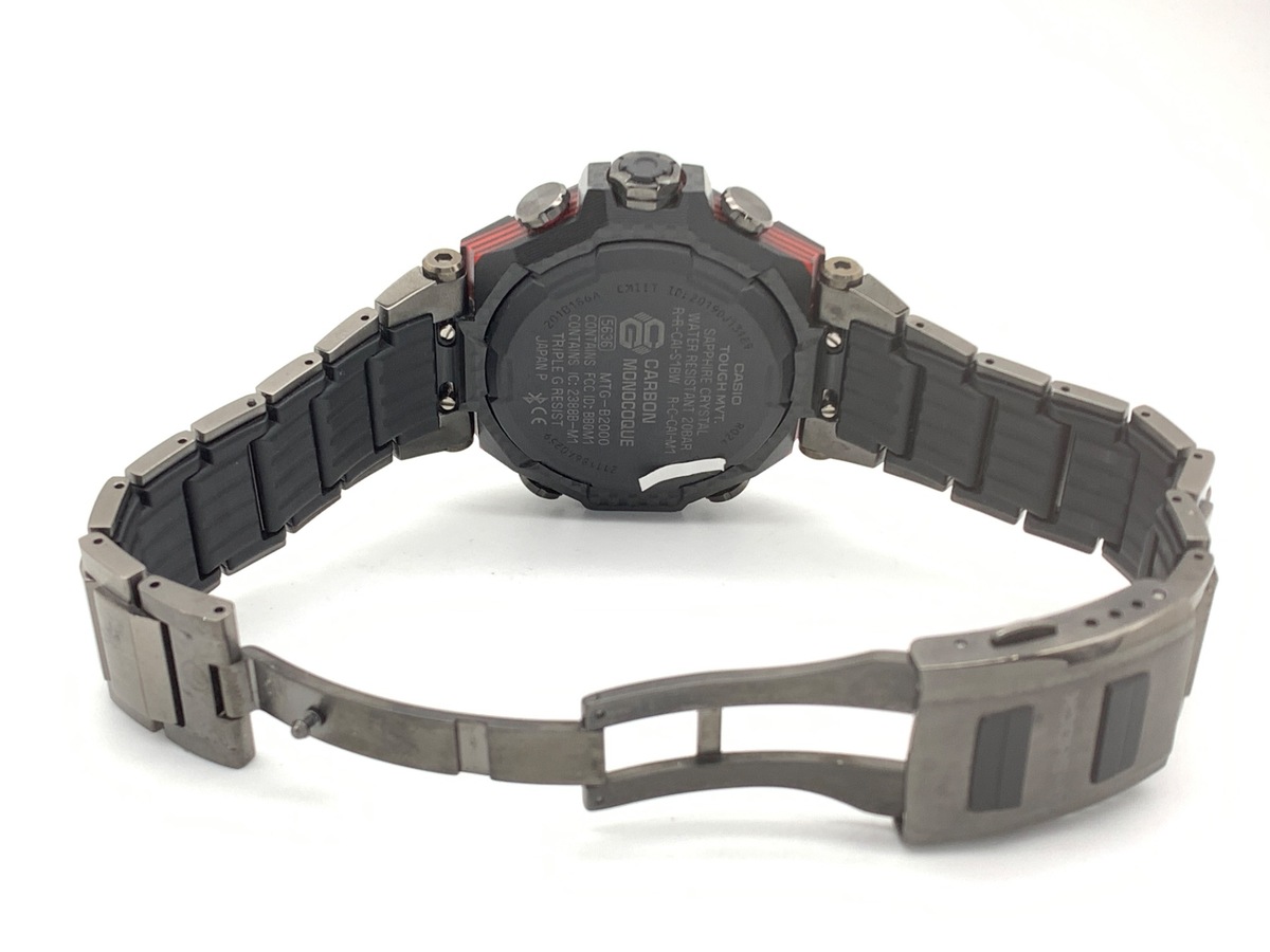カシオ G-SHOCK MT-G ブラック MTG-B2000BDE-1AJR ステンレススティール