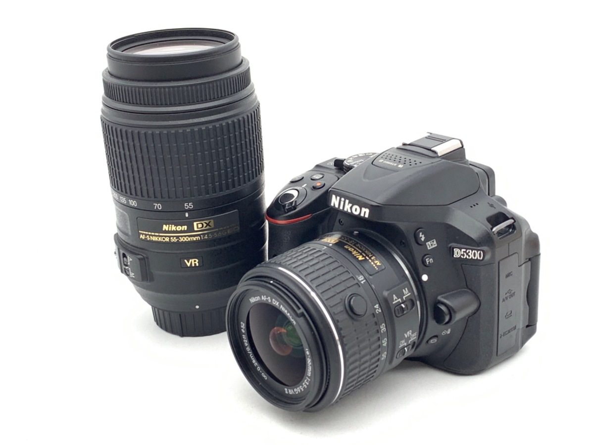 Nikon D5300 ダブルズームキット2ブラック 中古)Nikon (ニコン) D5300 ダブルズームキット2 ブラック（商品ID