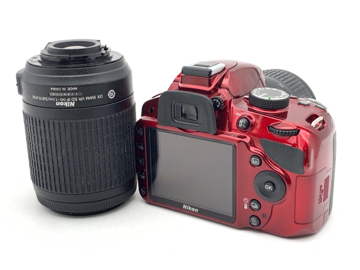 D3200ダブルズームキット2 中古：B(並品)ニコン D3200 200mmダブル 