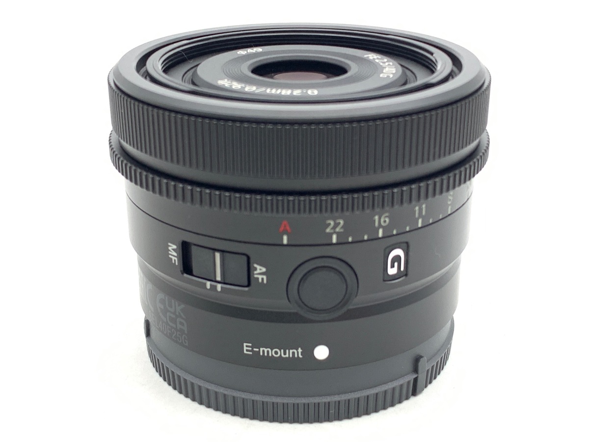 FE 40mm F2.5 G SEL40F25G 中古価格比較 - 価格.com