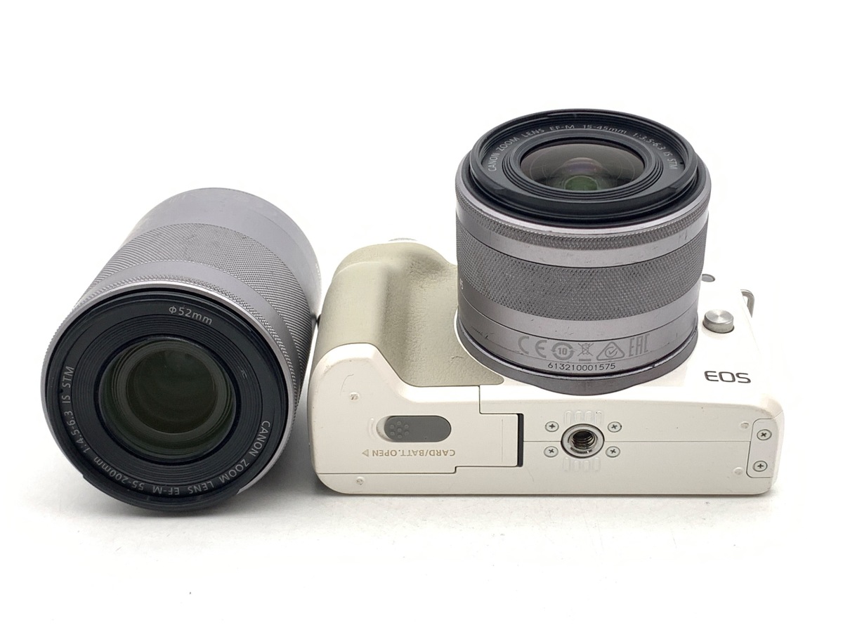 EOS Kiss M Wズームキット ホワイト【2410万画素】
