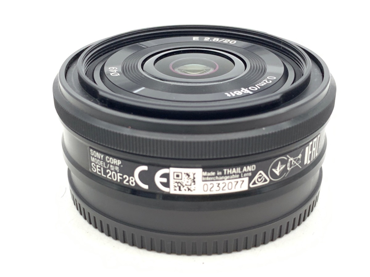 E 20mm F2.8 SEL20F28 中古価格比較 - 価格.com