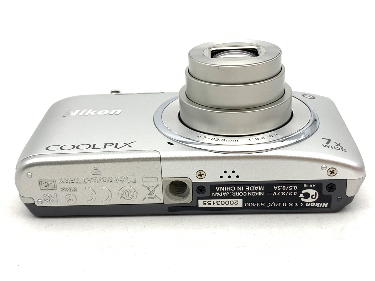 COOLPIX S3400 ニコン Nikon コンパクトデジタル 7x レッド 中古Nikon