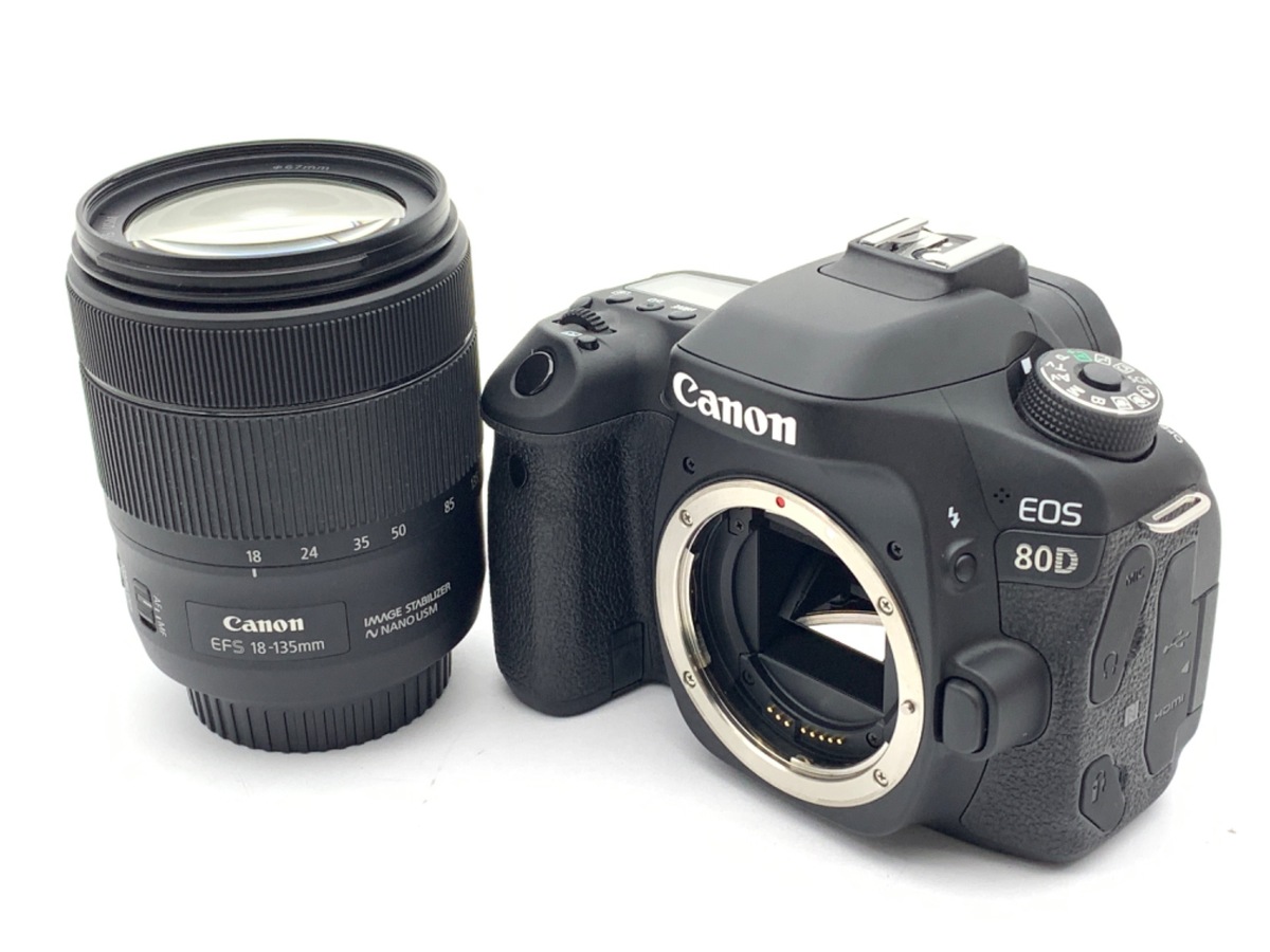 Canon EOS 80D 本体 レンズ EFS 18-135mm 中望遠 CANON EOS 80D EF-S18-135 IS USM レンズキット 価格比較 - 価格.com
