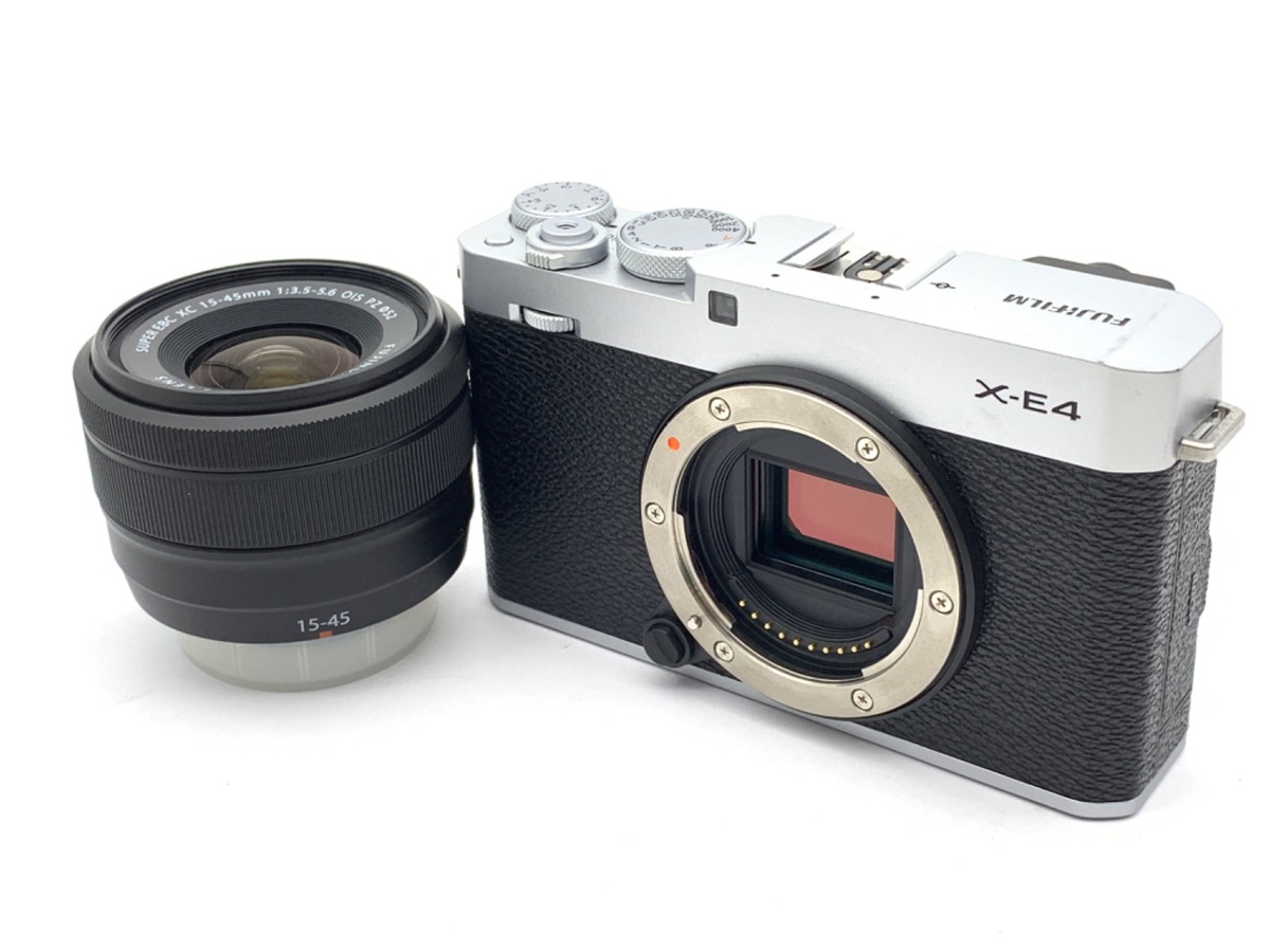 フジフイルム X-E4 XC15-45mmレンズキット シルバー