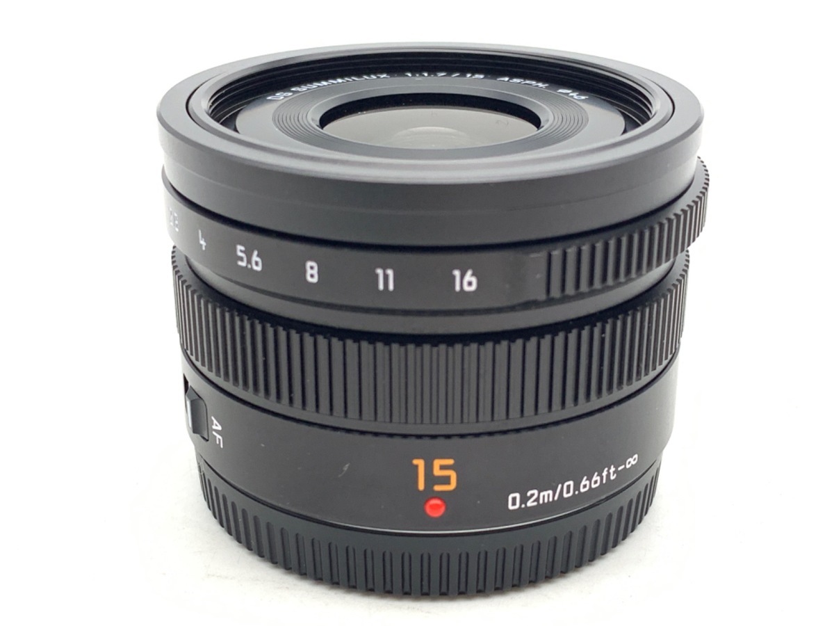 LEICA DG SUMMILUX 15mm/F1.7 ASPH. H-X015-K [ブラック] 中古価格比較