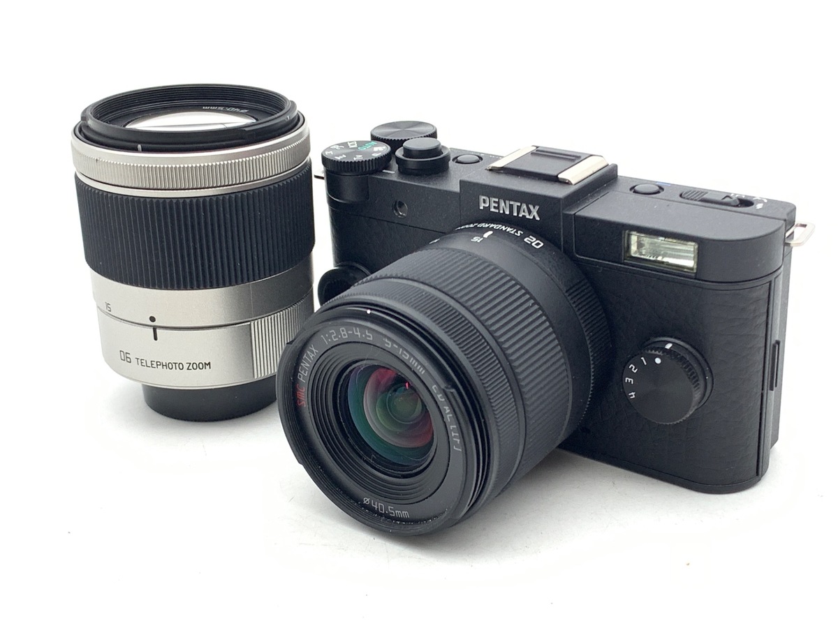 ペンタックス Q-S1 ダブルズームキット ブラック×チャコールブラック