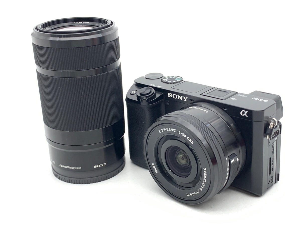 ソニー α6100 ダブルズームレンズキット ブラック [ILCE-6100Y B]