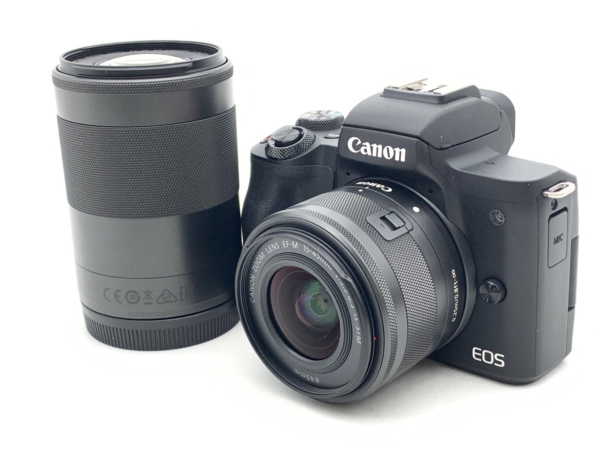 キヤノン EOS Kiss M2 ダブルズームキット ブラック
