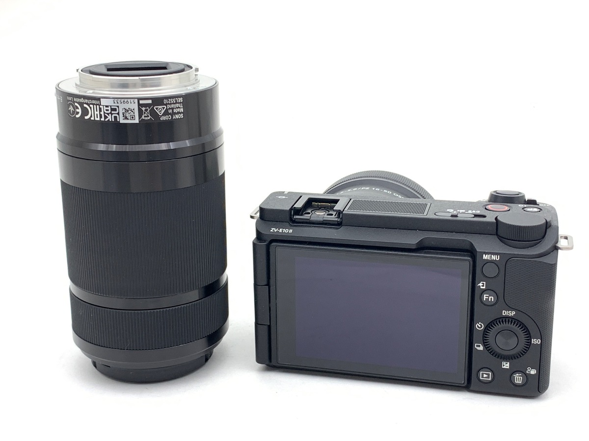 中古】ソニー VLOGCAM ZV-E10 II ダブルズームレンズキット ブラック 