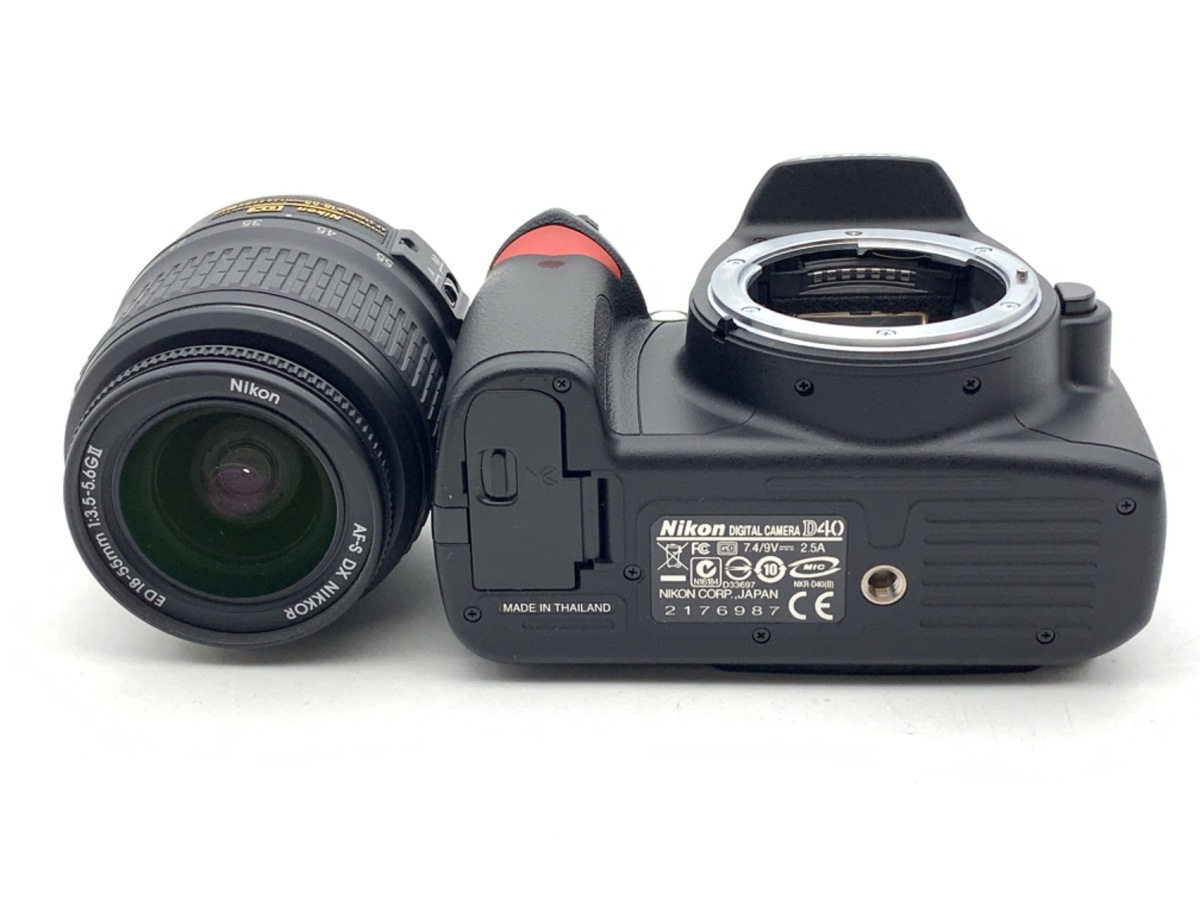 大人気】 Nikon ニコン D40x ブラック レンズキット デジタル一眼 