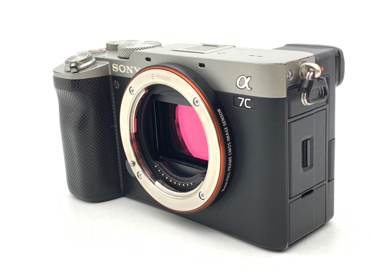 α7C ボディ シルバー ILCE-7C S 箱、付属品完備　保証付 中古：B(並品)】ソニー α7C ボディ シルバー [ILCE-7C S] | 2443801558673