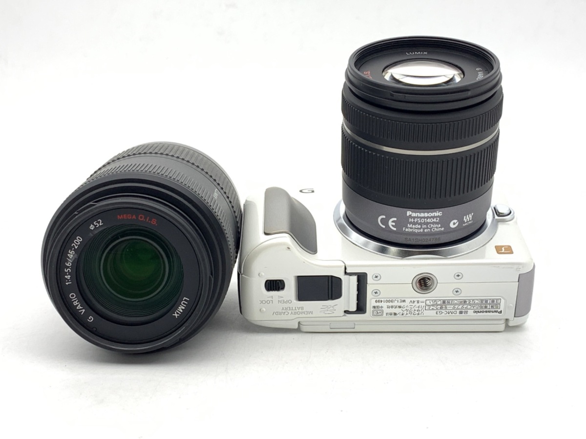 【ダブルズームレンズセット】 Panasonic LUMIX DMC−G3W パナソニック LUMIX DMC-G3W-W ダブルズームレンズキット [シェル