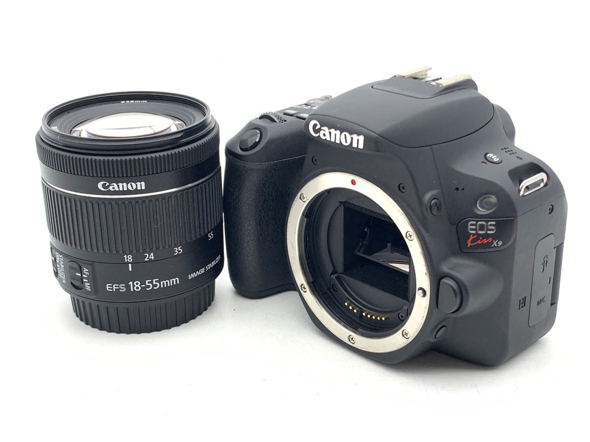 中古】キヤノン EOS Kiss X9 EF-S18-55 IS STM レンズキット ブラック 