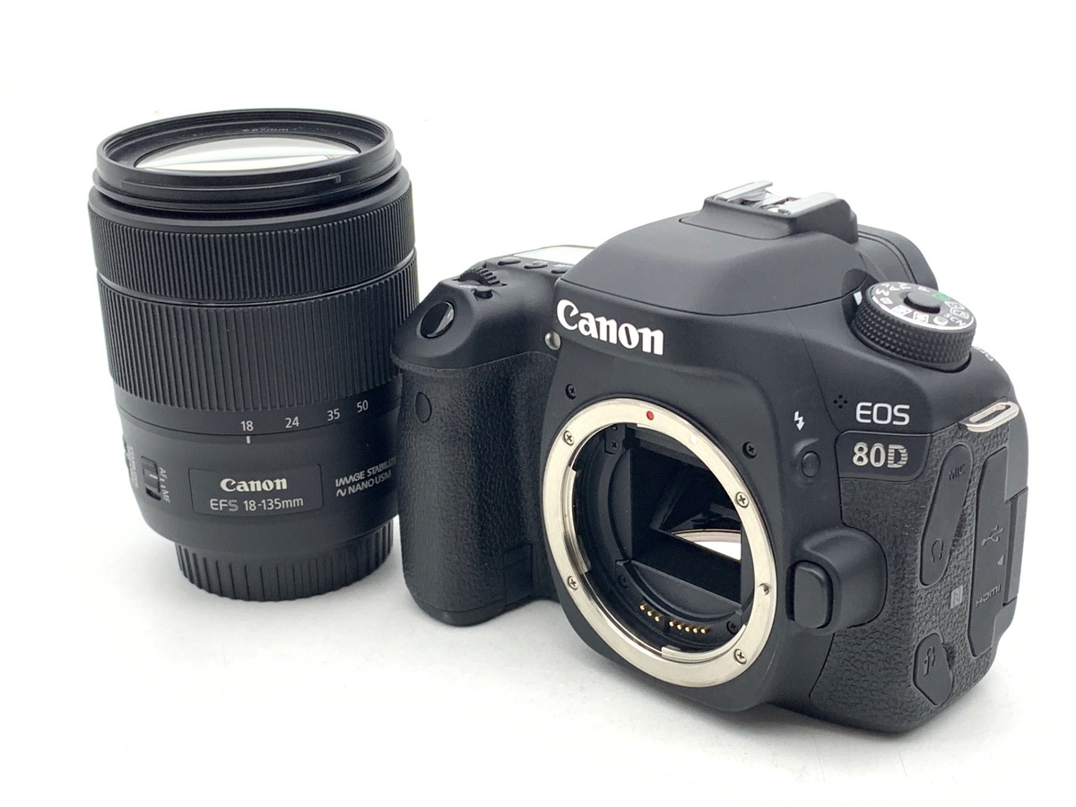 Canon EOS 80D 18-135mm レンズセット 中古品 中古】キヤノン EOS 80D EF-S18-135 IS USM レンズキット｜｜カメラの