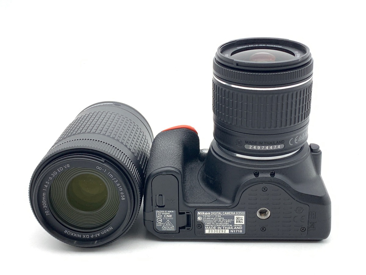 中古：AB(良品)】ニコン D3500 ダブルズームキット | 2443801606084