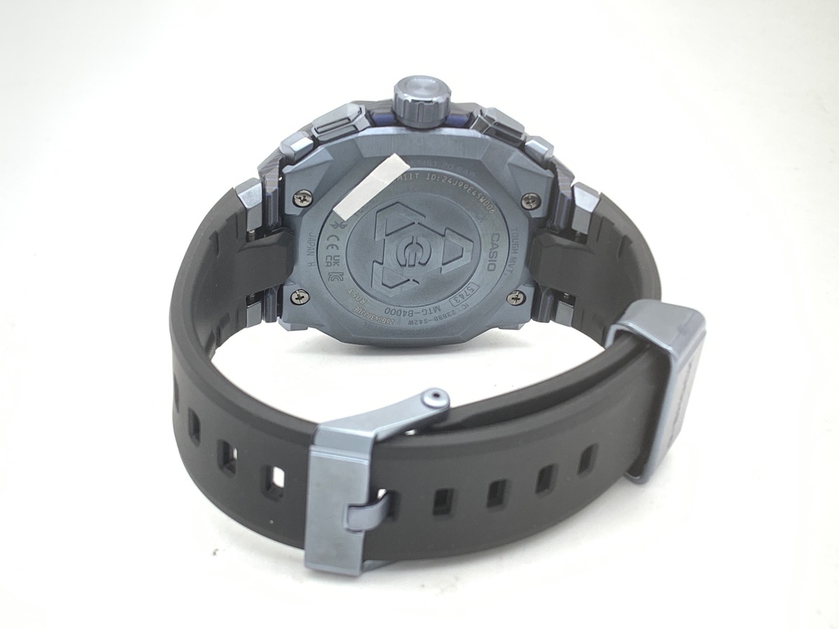 カシオ G-SHOCK MT-G ブラック MTG-B4000B-1A2JF ステンレススティール/カーボン