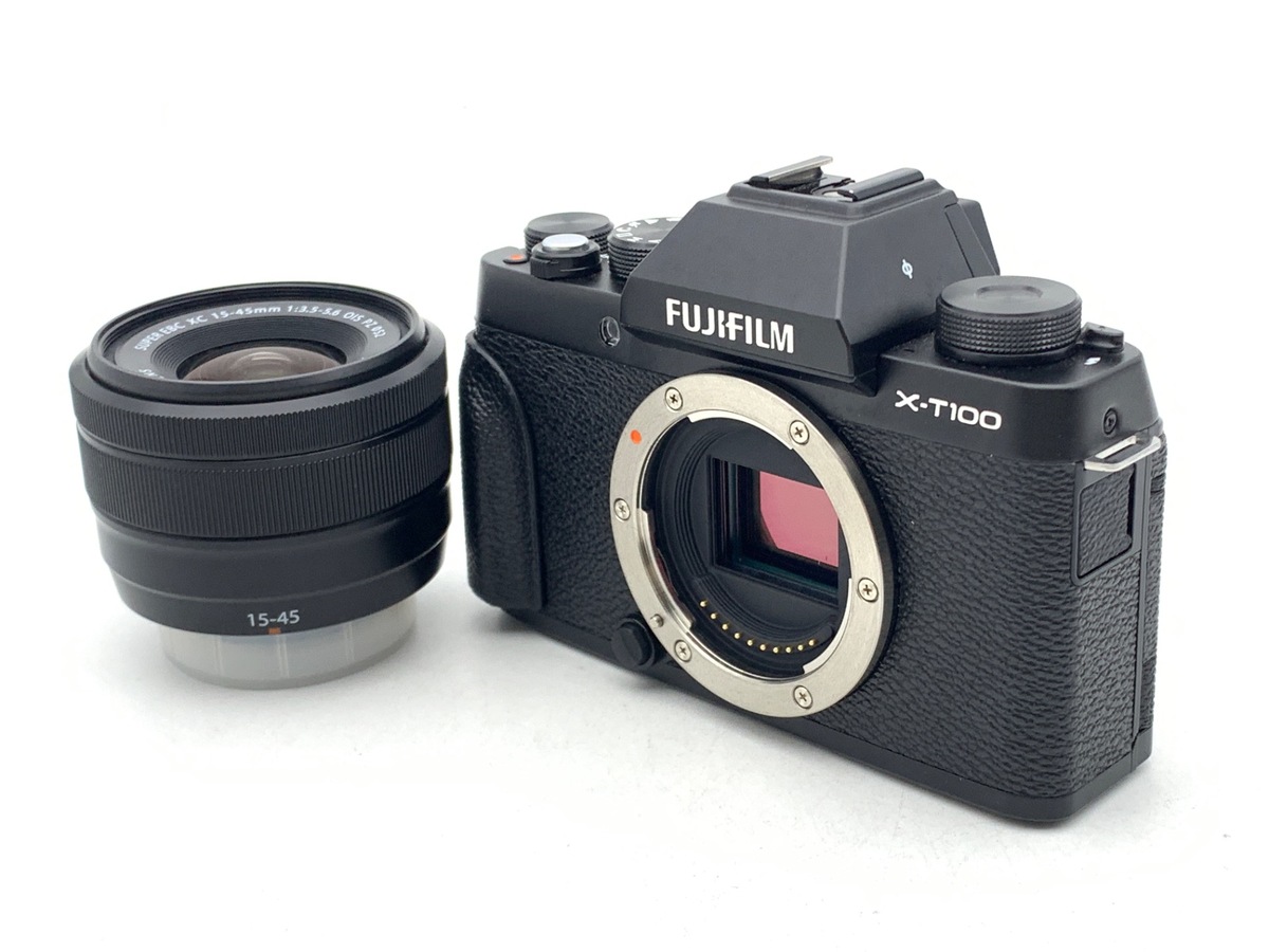X-T100 レンズキット ブラック【2424万画素】