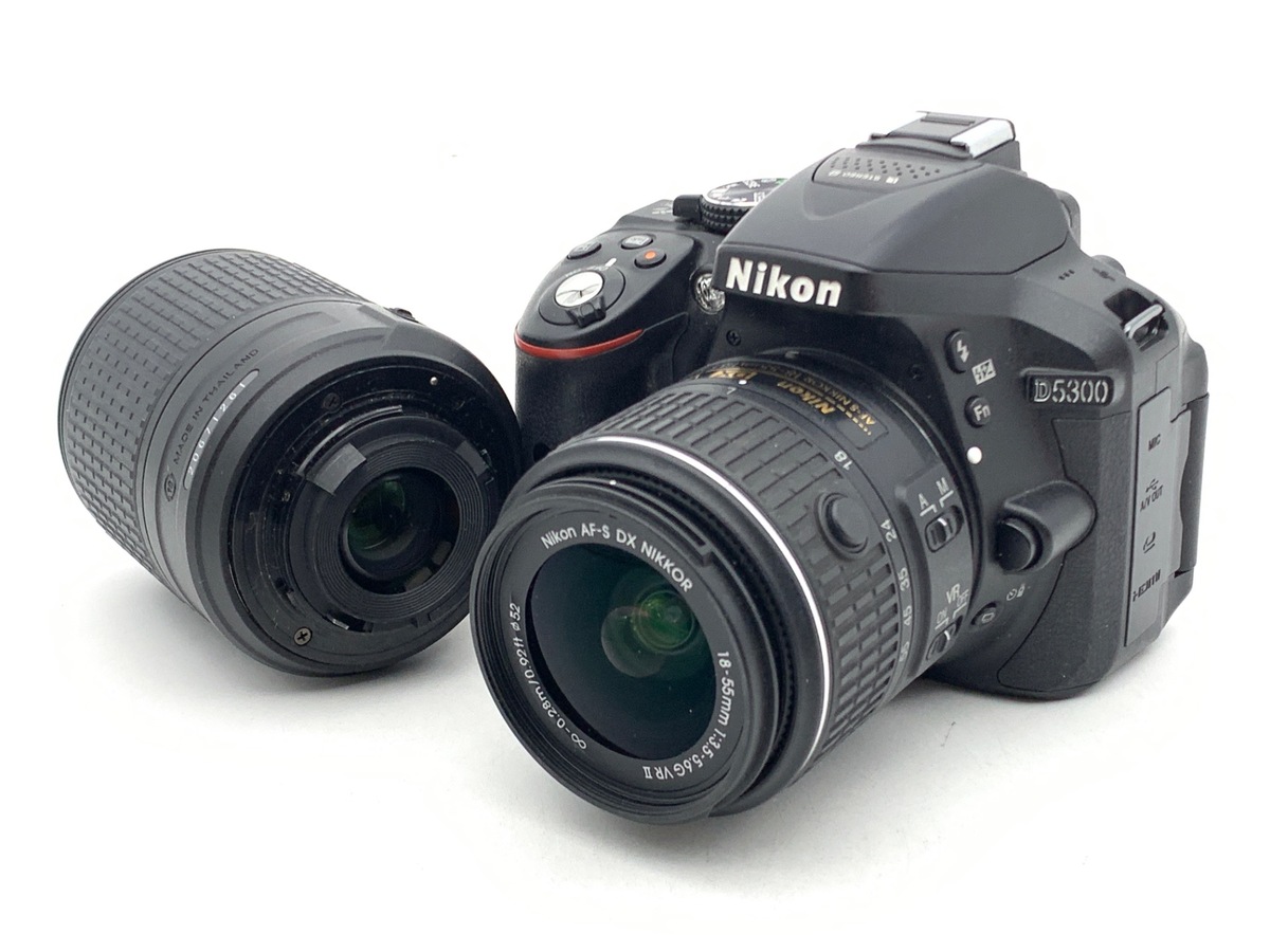 中古】ニコン D5300 ダブルズームキット2 ブラック｜｜カメラの 