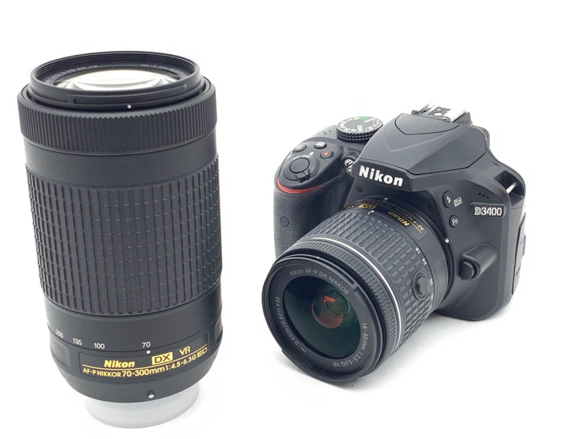 中古】ニコン D3400 ダブルズームキット ブラック 在庫一覧｜カメラの