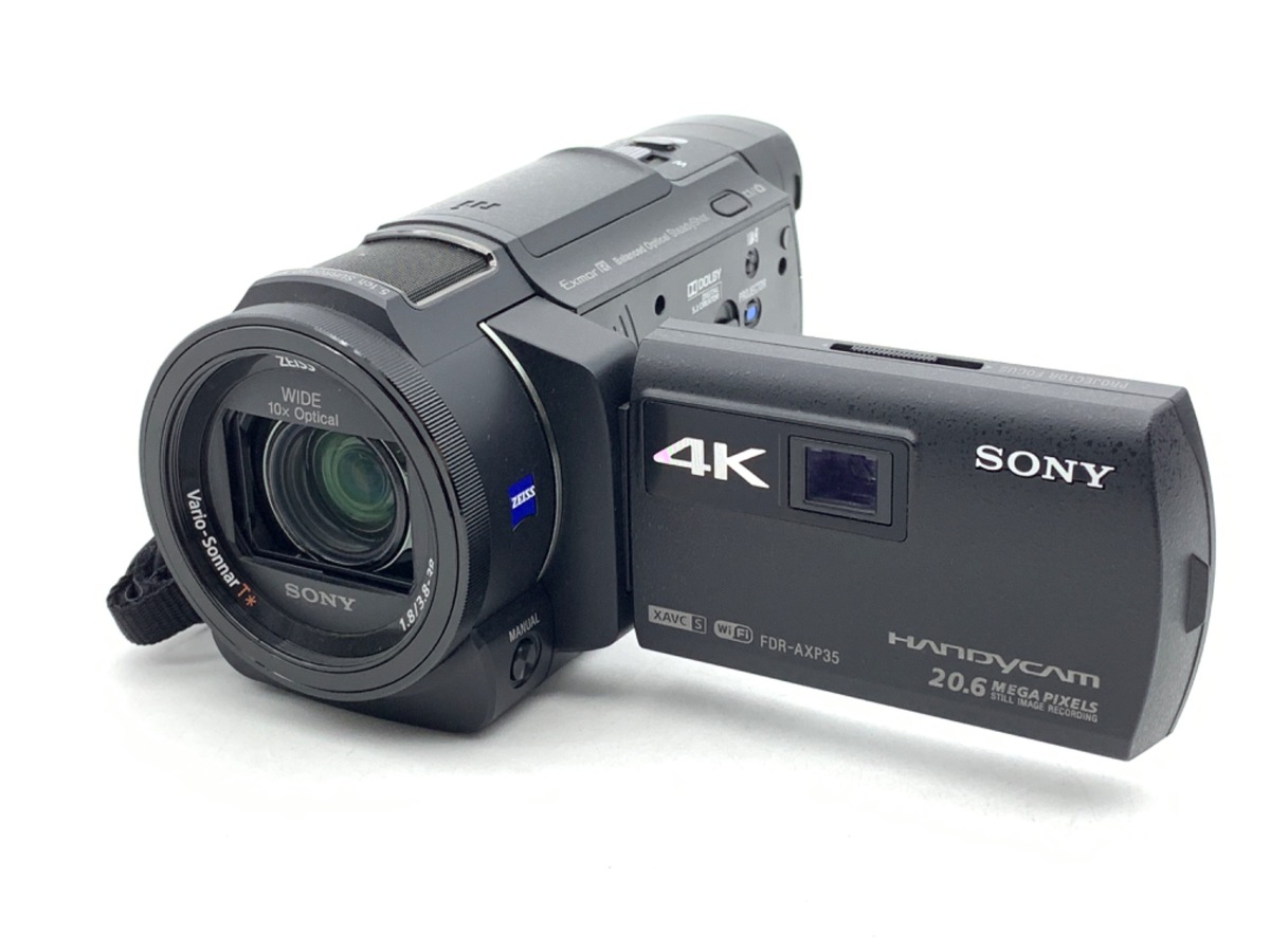 中古：B(並品)】ソニー デジタル4Kビデオカメラレコーダー FDR-AXP35 