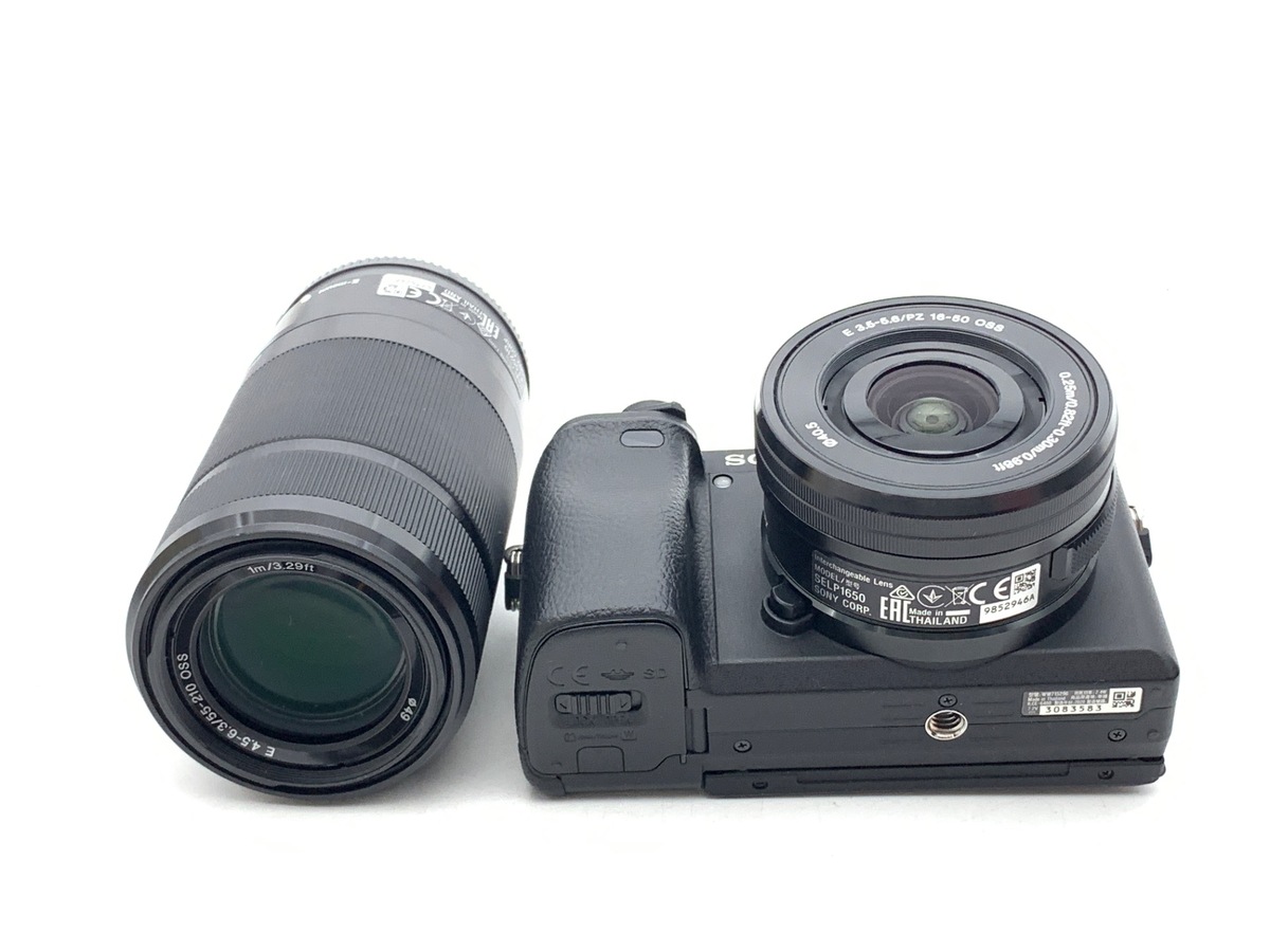 中古：AB(良品)】ソニー α6400 ダブルズームレンズキット ブラック