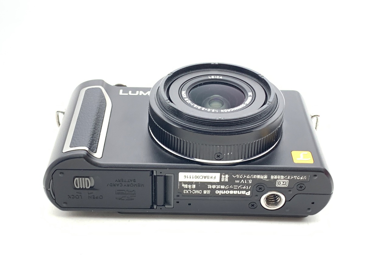 中古：B(並品)】パナソニック LUMIX DMC-LX3-K ブラック | 2443801634766