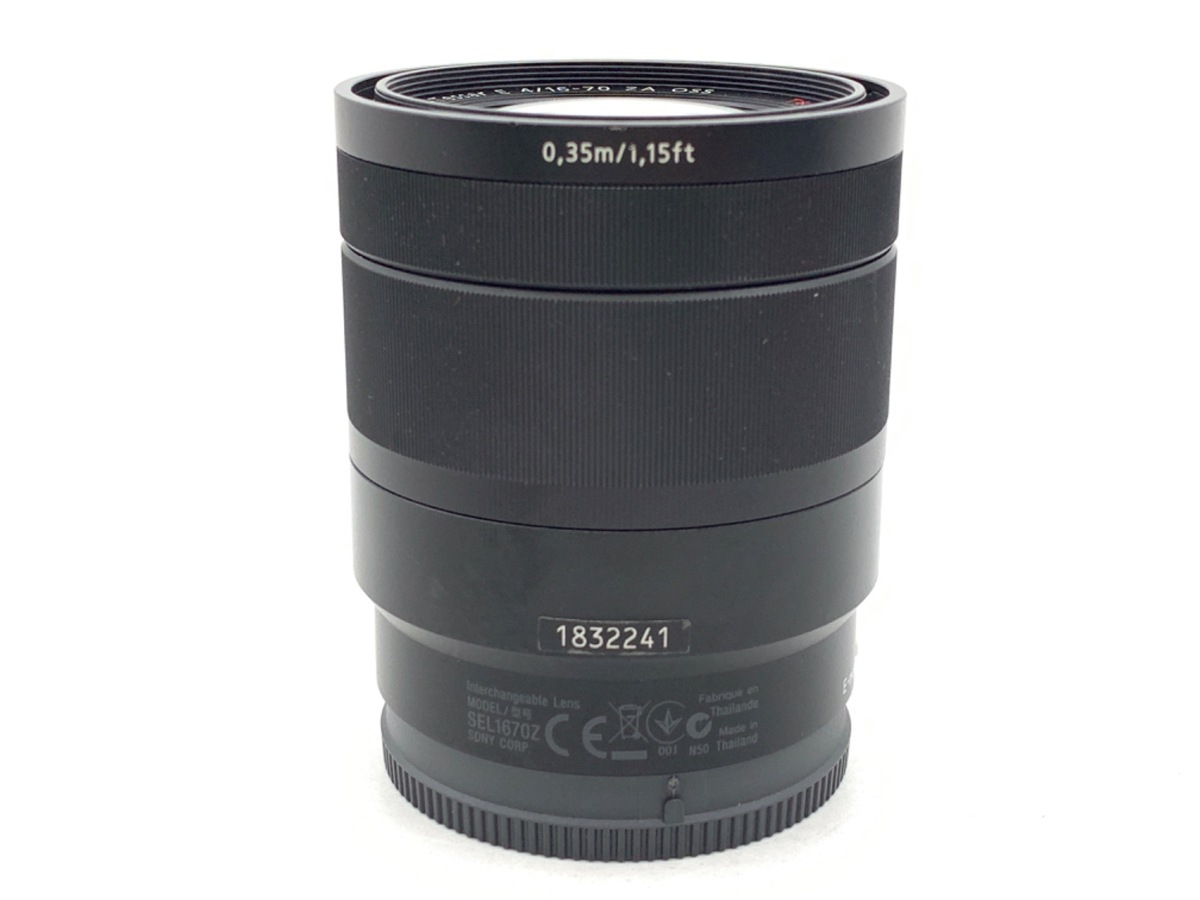 Vario-Tessar T* E 16-70mm F4 ZA OSS SEL1670Z 中古価格比較 Vario-Tessar T* E 16-70mm F4 ZA OSS SEL1670Z 中古価格比較