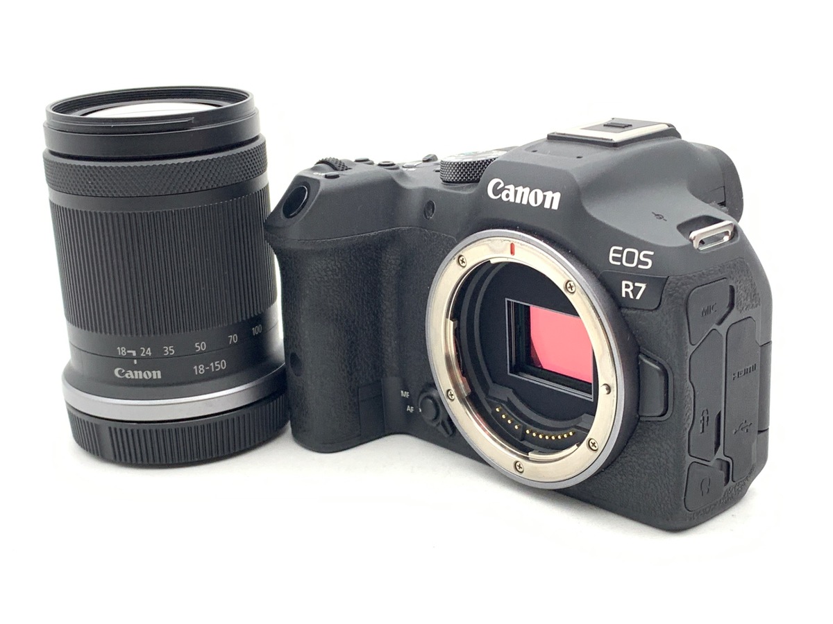 Canon EOS R7 RF-S18-150 IS STM レンズキット ブラック　ショット数3400 美品 キヤノン EOS R7 RF-S18-150 IS STM レンズキット EOS EOS Rシステム