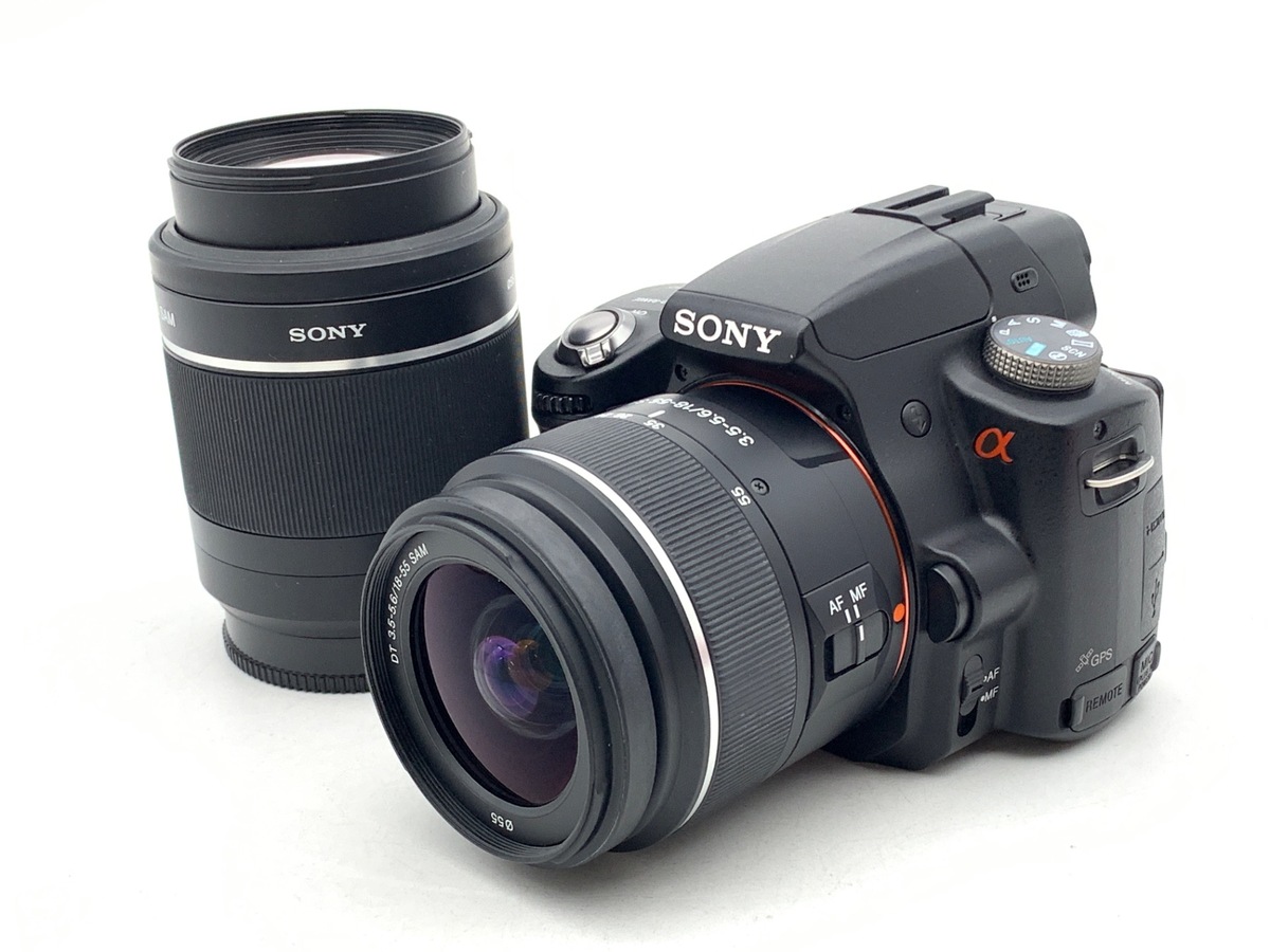 中古：B(並品)】ソニー α55 ダブルズームレンズキット | 2443801651756