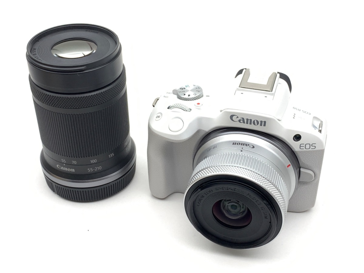 キヤノン EOS R50 ダブルズームキット ホワイト 中古 Canon】キヤノン『EOS R50 ダブルズームキット ホワイト』2023年3月
