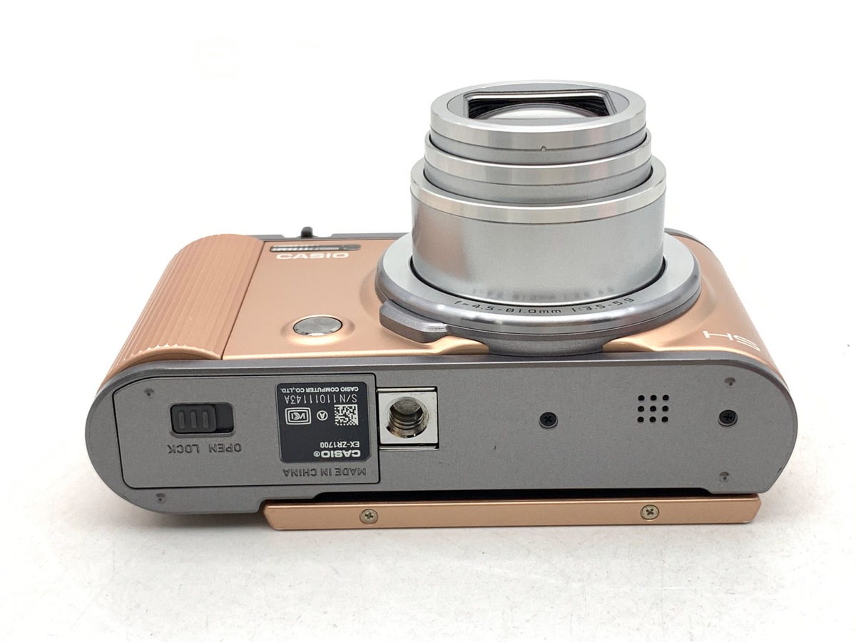 【美品】CASIO EXILIM EX-ZR1700 ゴールド CASIO Digital Camera EXILIM EX-ZR1700 GD Gold 25mm Wide Optical