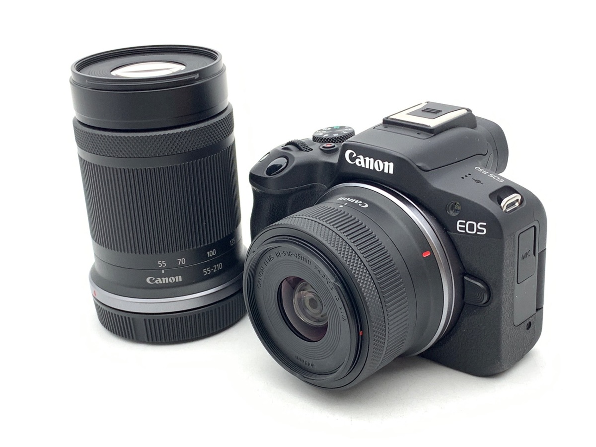 中古：AB(良品)】キヤノン EOS R50 ダブルズームキット ブラック 