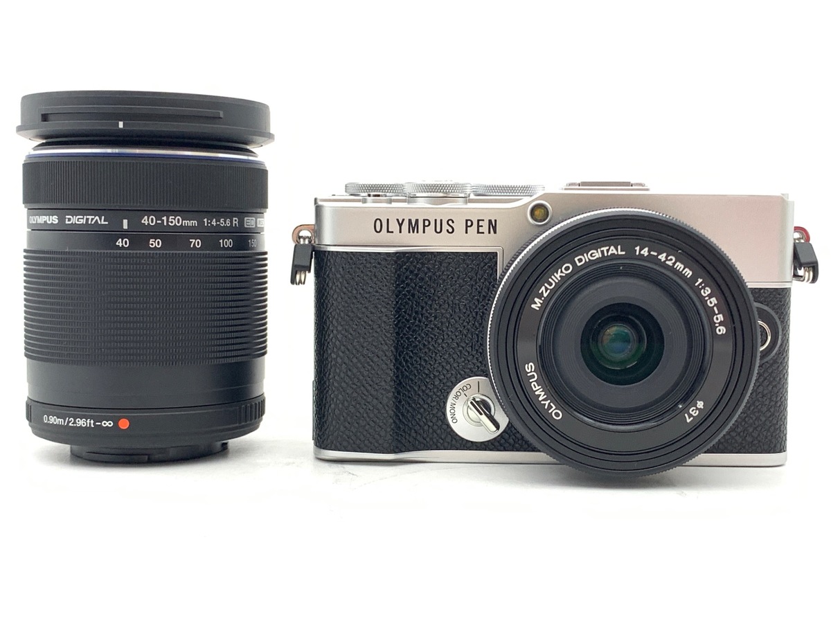 中古：A(美品)】オリンパス PEN E-P7 EZ ダブルズームキット シルバー 