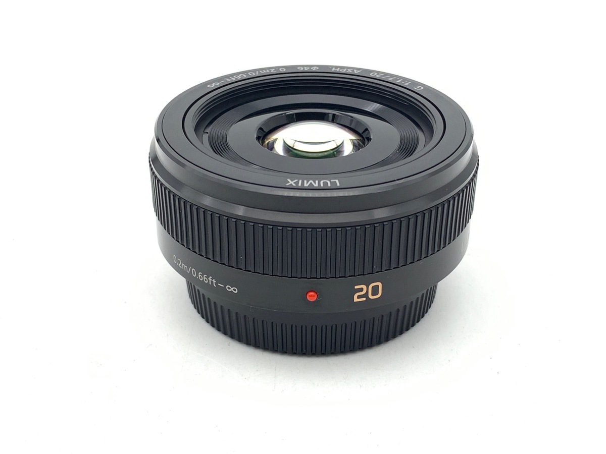 中古】パナソニック LUMIX G 20mm F1.7 II ASPH. [H-H020A] ブラック