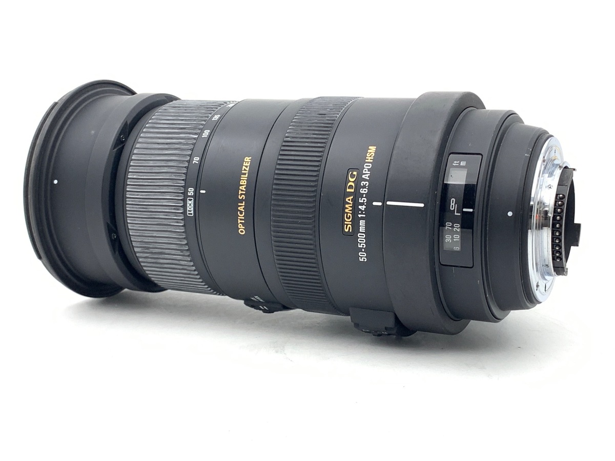 中古】シグマ APO 50-500mm F4.5-6.3 DG OS HSM ニコン用 在庫一覧