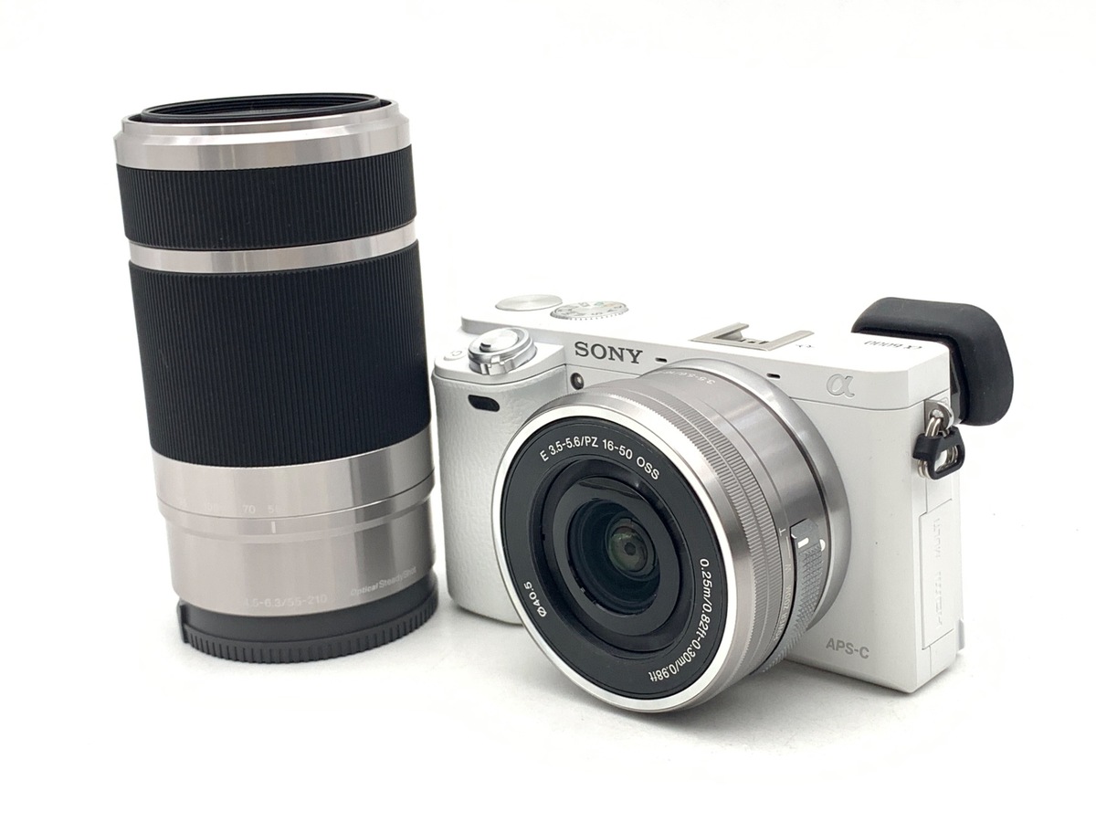 bread様　ILCE-6000Y(白色) 2台 α6000 ILCE-6000Y ダブルズームレンズキット ホワイト シャッター回数