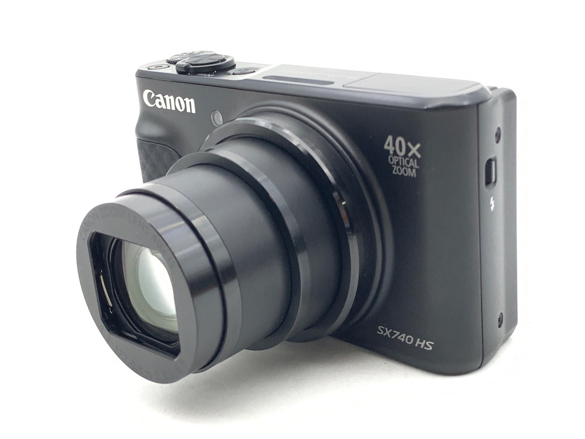 中古：A(美品)】キヤノン PowerShot SX740 HS ブラック | 2443801689056