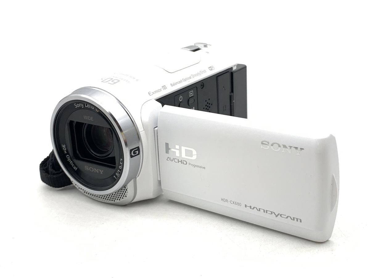 中古】ソニー デジタルHDビデオカメラレコーダー HDR-CX680 W ホワイト