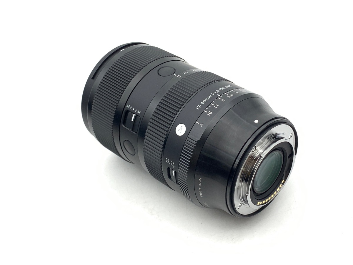 中古：B(並品)】シグマ 17-40mm F1.8 DC Art フジフイルムX用