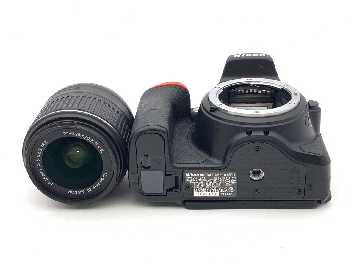 中古：AB(良品)】ニコン D5500 18-55 VR II レンズキット ブラック 