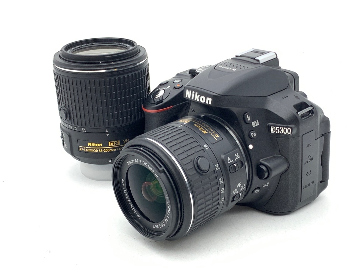 中古】ニコン D5300 ダブルズームキット2 ブラック 在庫一覧｜カメラの