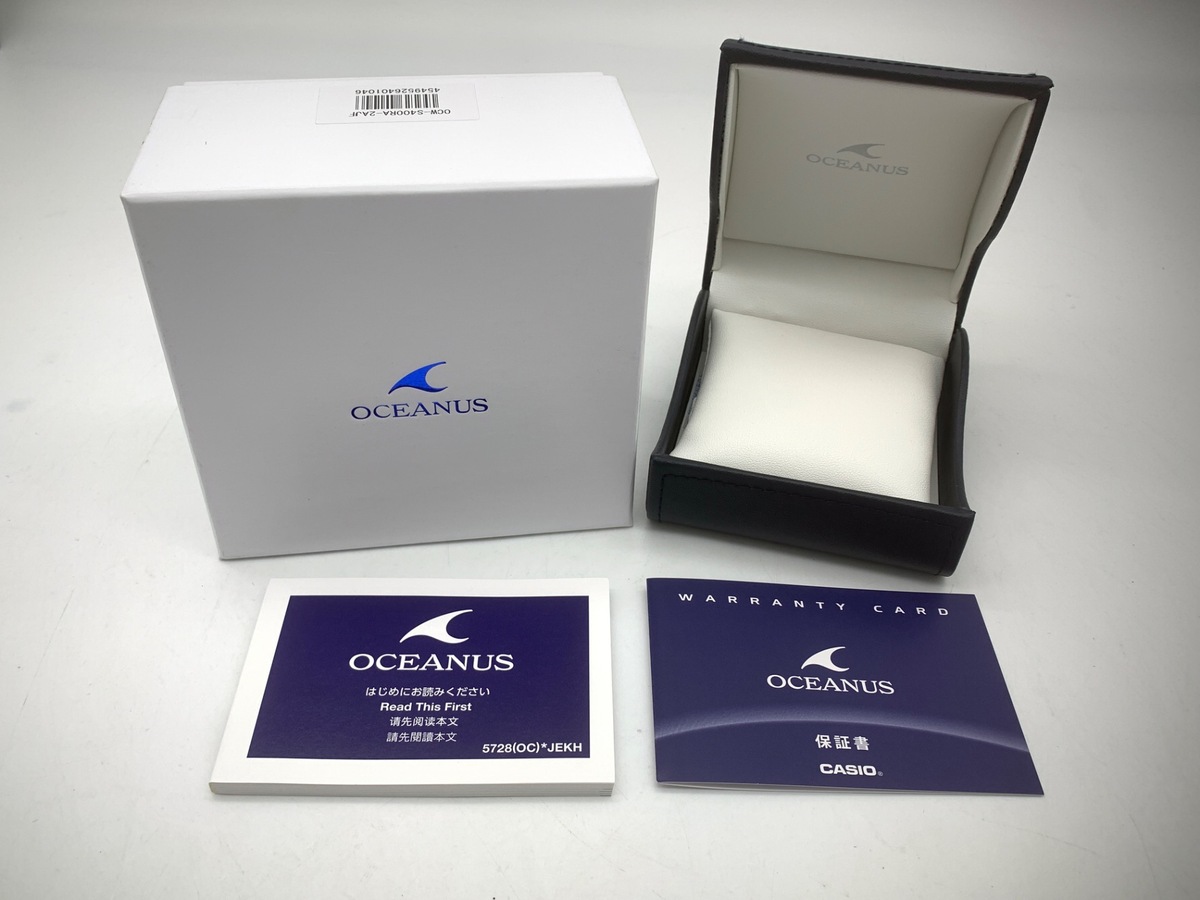 カシオ オシアナス マンタ ブルー OCW-S400RA-2AJF チタン