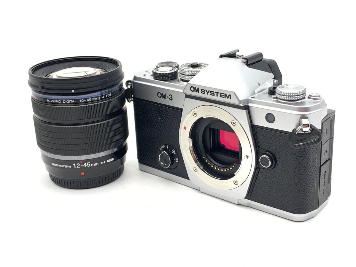 OM SYSTEM OM-3 レンズキット(レンズ未使用) ★美品★ 中古】OM SYSTEM OM-3 12-45mm F4.0 PROレンズキット｜｜カメラの