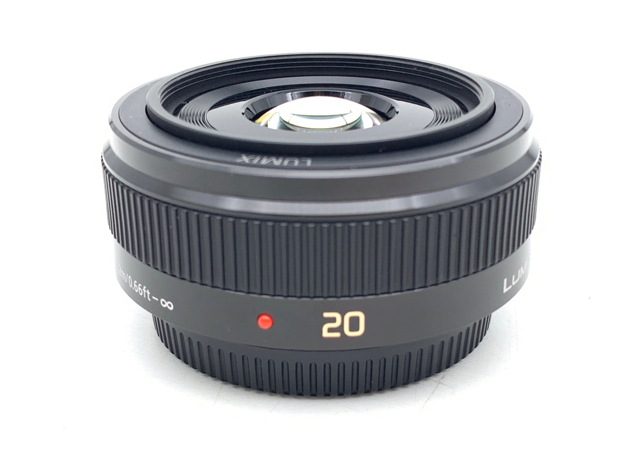 中古】パナソニック LUMIX G 20mm F1.7 II ASPH. [H-H020A] ブラック
