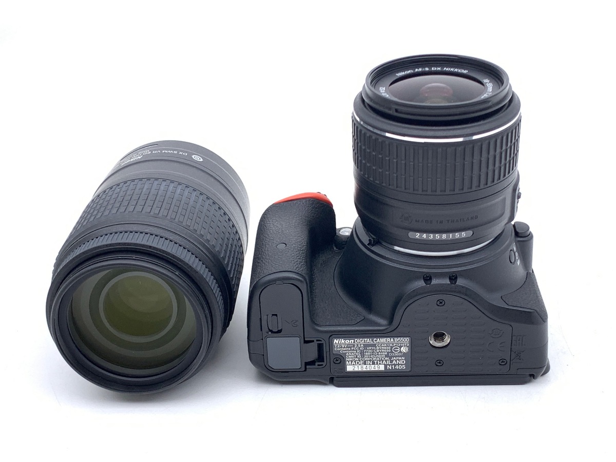 中古：AB(良品)】ニコン D5500 ダブルズームキット ブラック